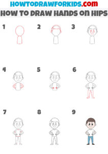 How to Draw Hands on Hips Easy Drawing Tutorial For Kids