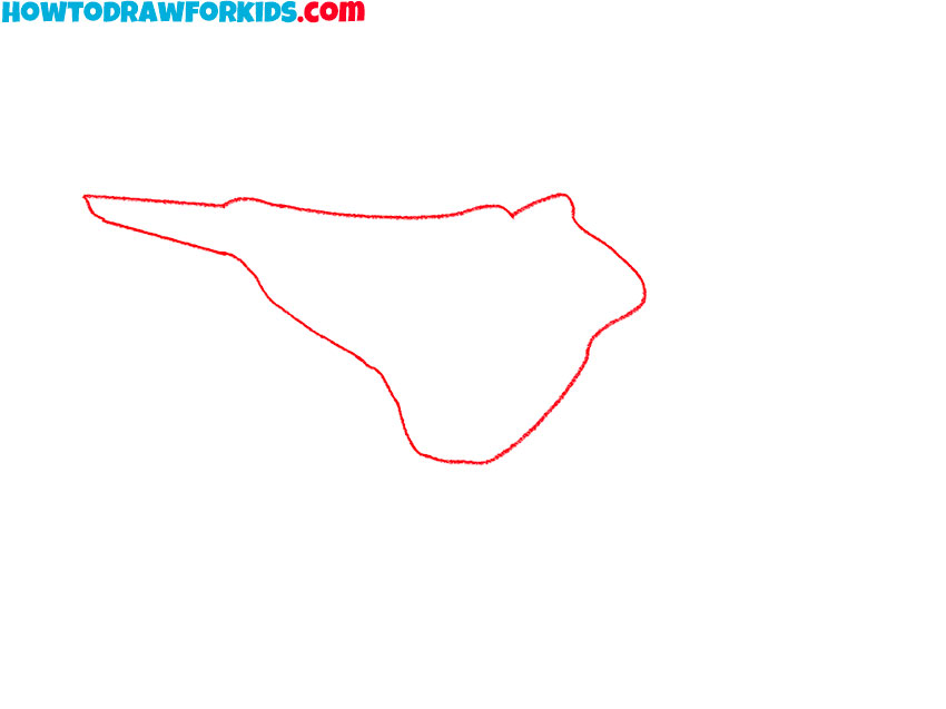 how to draw a dirt bike easy
