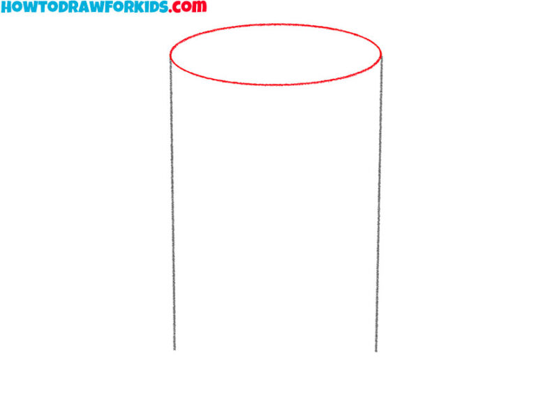 How to Draw a Cylinder Easy Drawing Tutorial For Kids