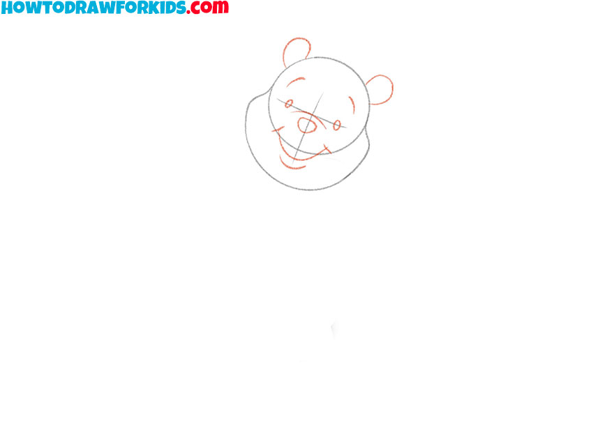 how to draw winnie the pooh for beginners