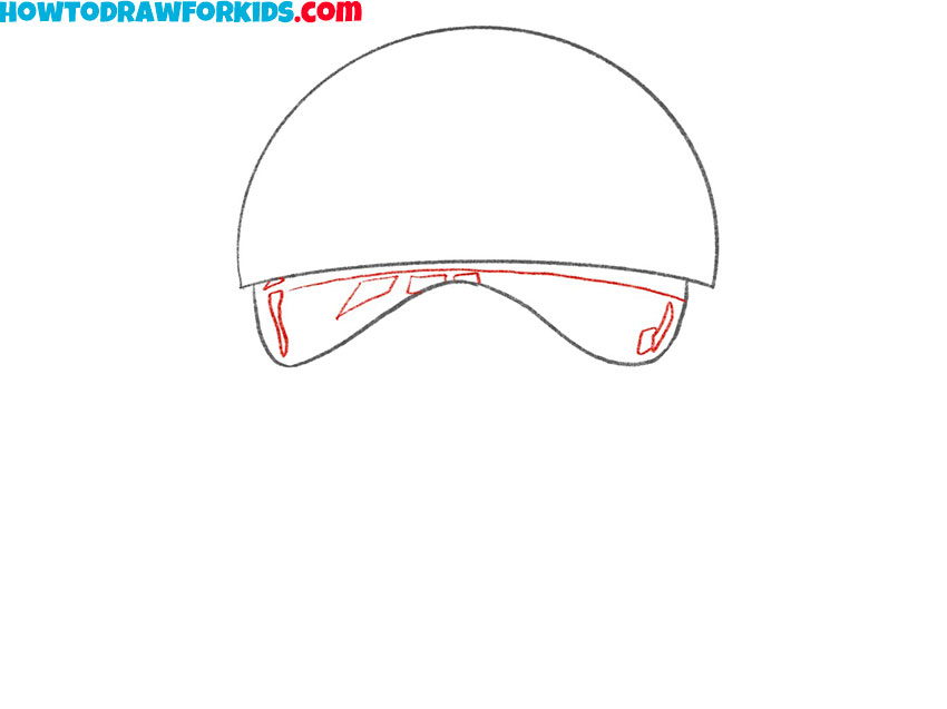 how to draw a stormtrooper helmet realistic