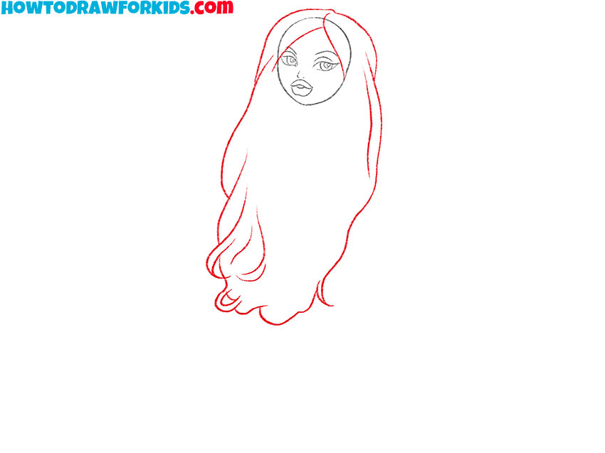 how to draw bratz doll for beginners