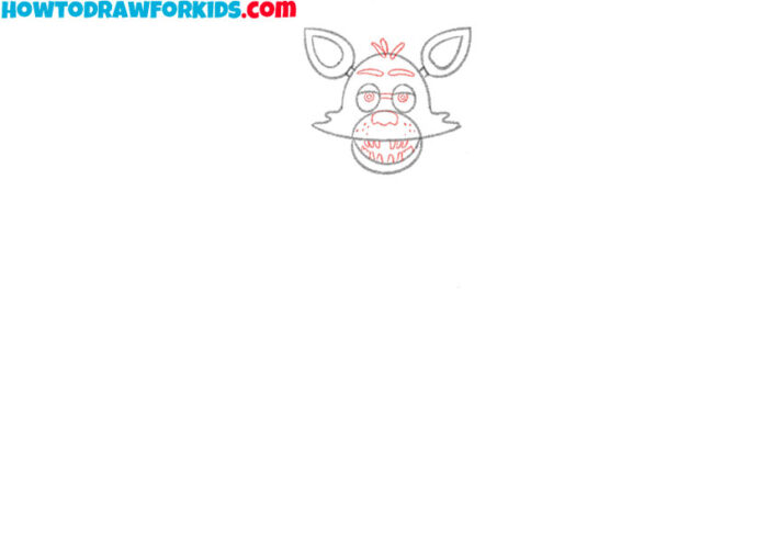 How to Draw Foxy Easy Drawing Tutorial For Kids