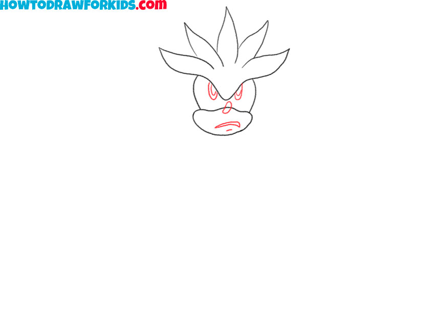 silver the hedgehog drawing lesson