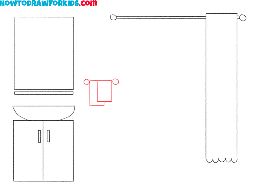 how to draw a bathroom for beginners