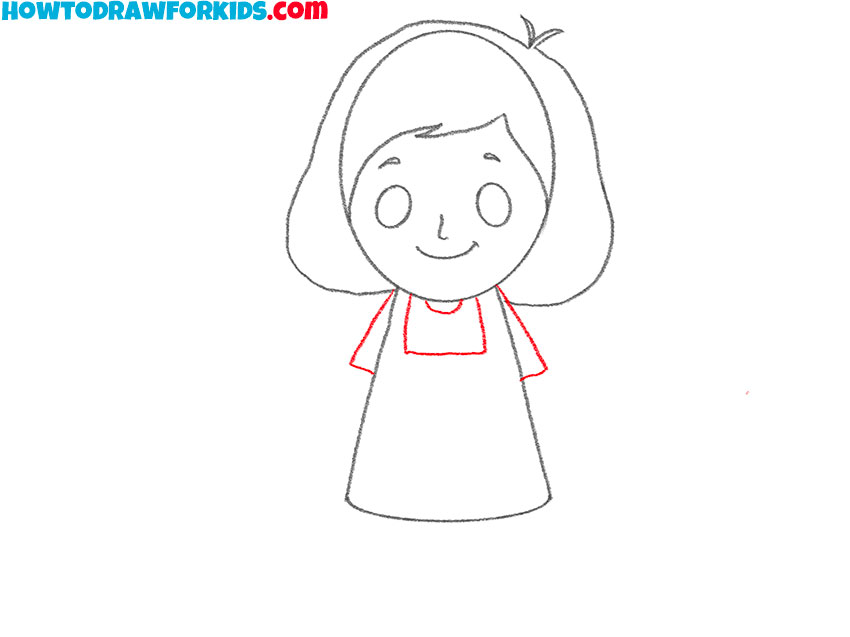 How to Draw a Cartoon Girl - Easy Drawing Tutorial For Kids