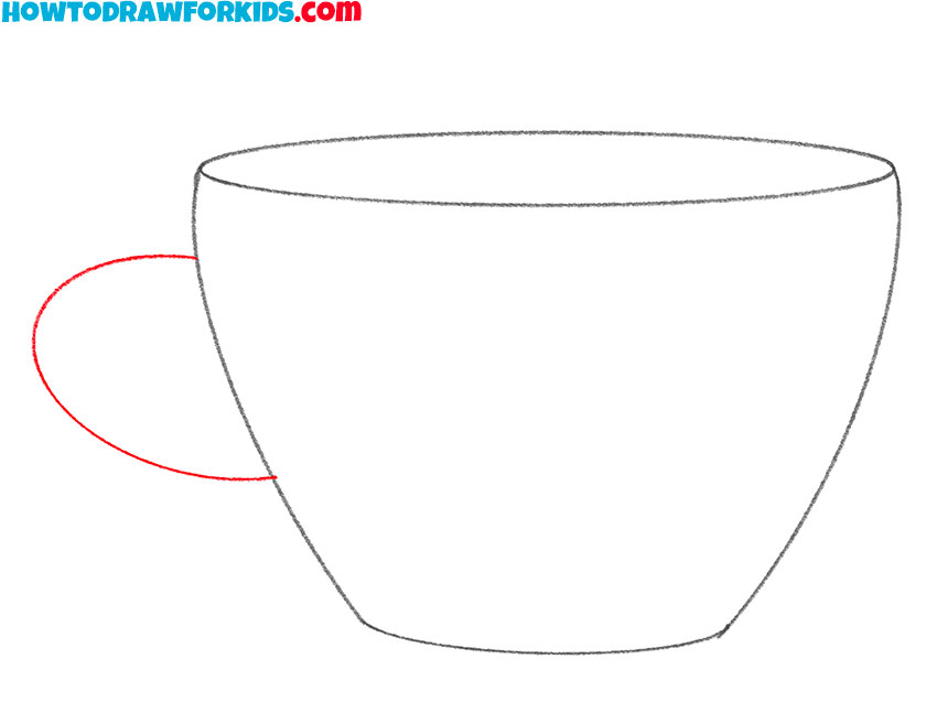 how to draw a cup for kindergarten