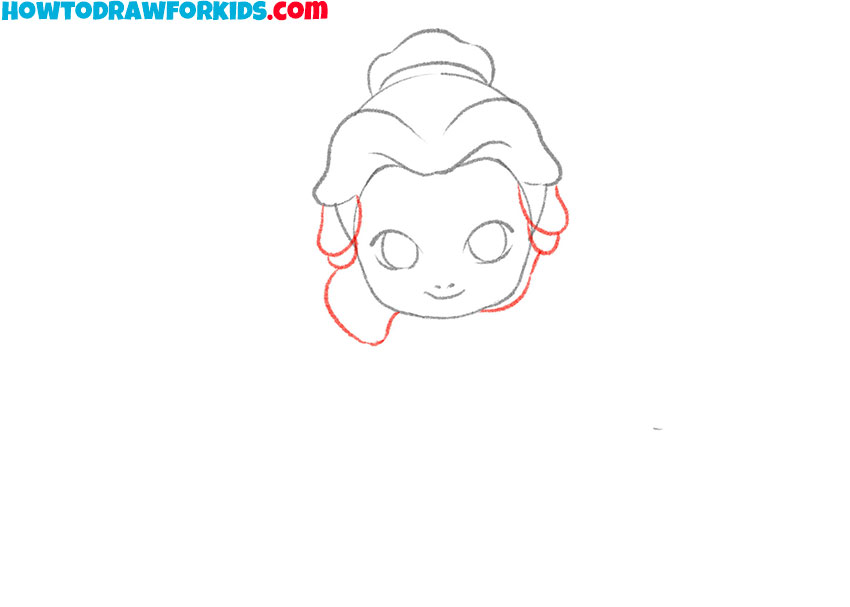 how to draw a cute disney princess