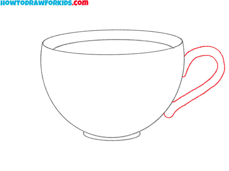 How to Draw a Cup of Coffee Step by Step Easy Drawing Tutorial