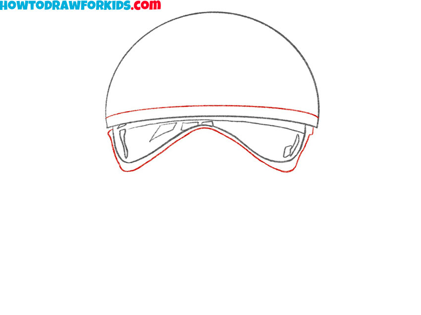 how to draw a stormtrooper helmet tutorial
