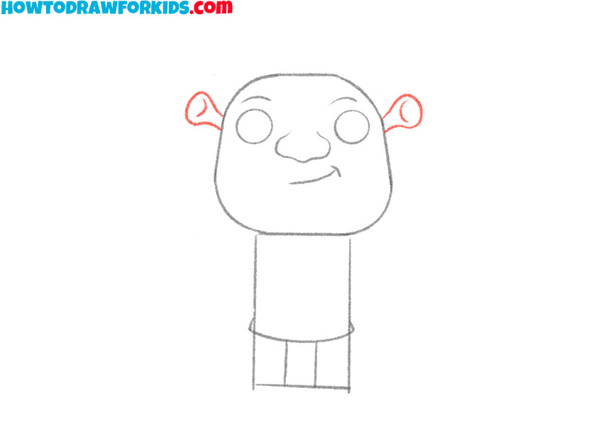 how to draw cartoon shrek