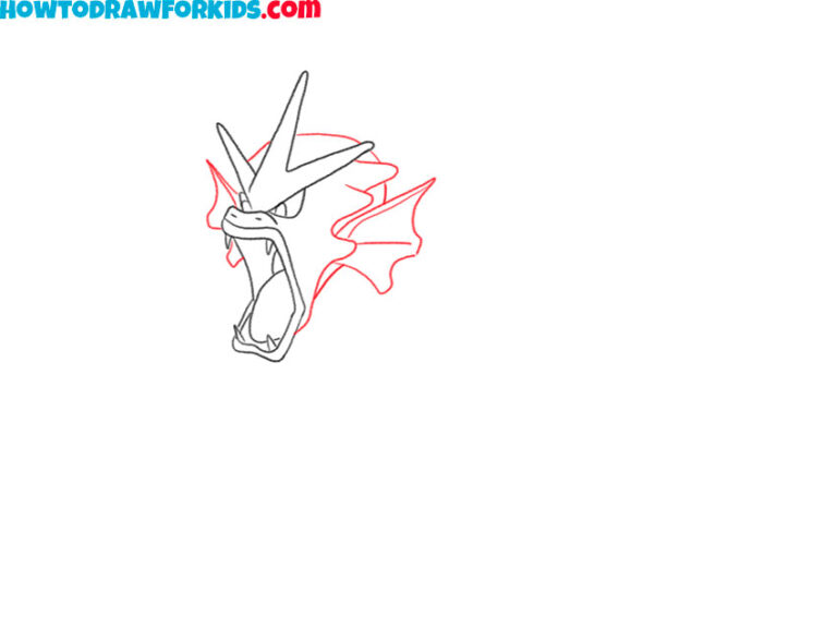 How To Draw Gyarados Easy Drawing Tutorial For Kids