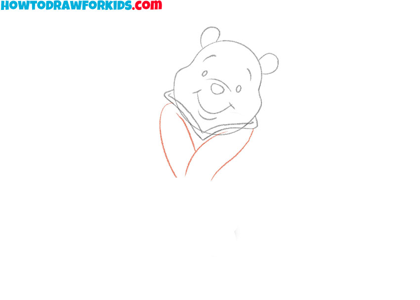 how to draw winnie the pooh cute