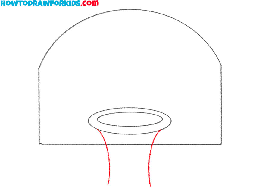 basketball hoop drawing tutorial