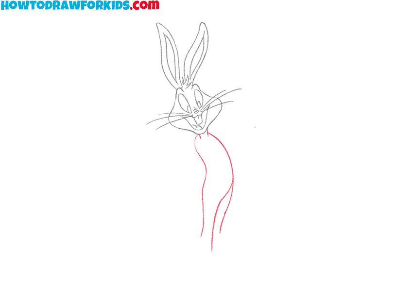 How to Draw Bugs Bunny - Easy Drawing Tutorial For Kids