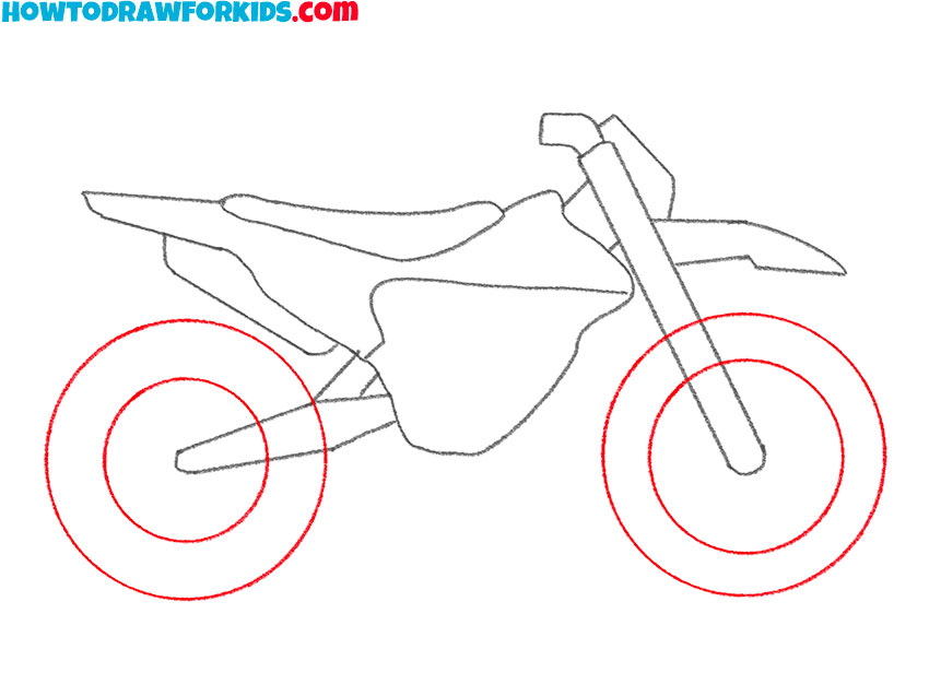 How To Draw Bullet bike Step by Step - [11 Easy Phase]