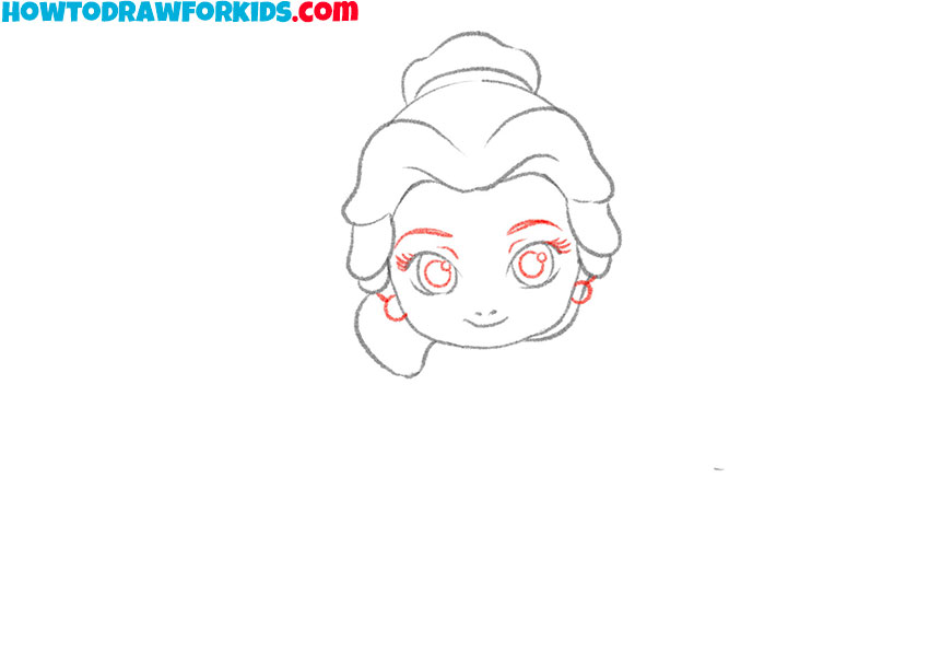 how to draw a cartoon disney princess