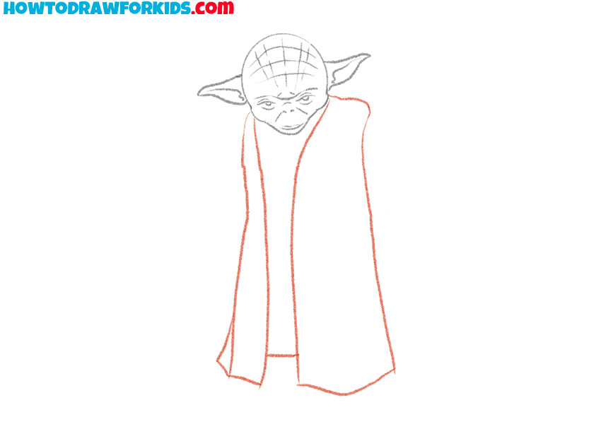 how to draw baby yoda cute