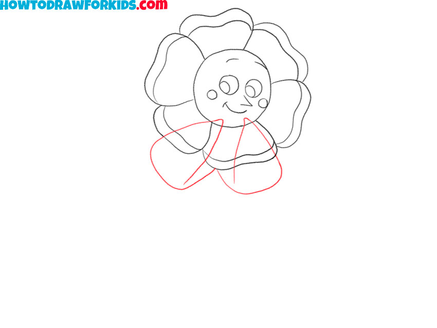 how to draw cagney carnation easy