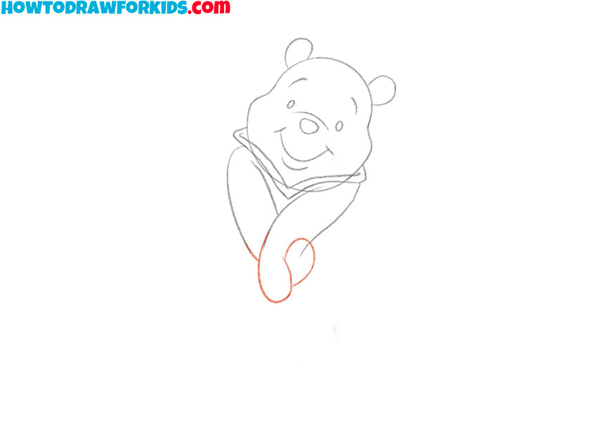 how to draw cartoon winnie the pooh
