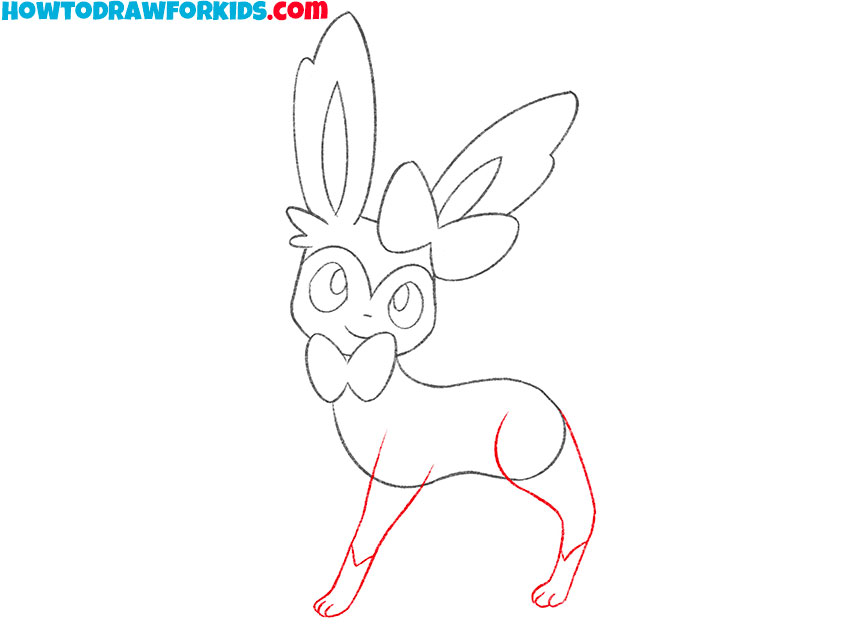 how to draw cute sylveon