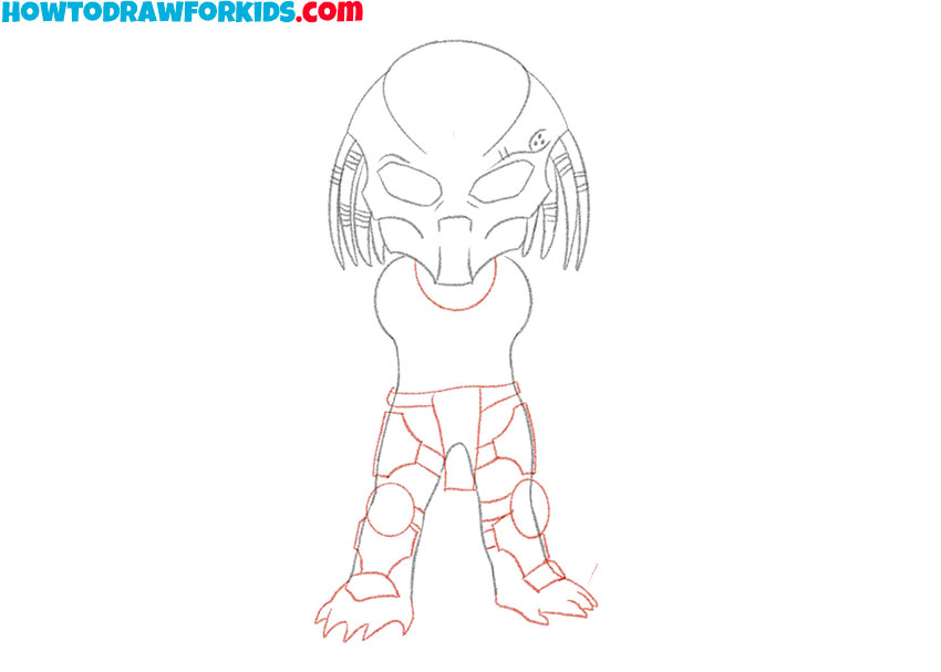 how to draw predator for beginners