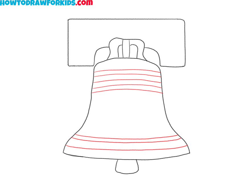 liberty bell drawing guide