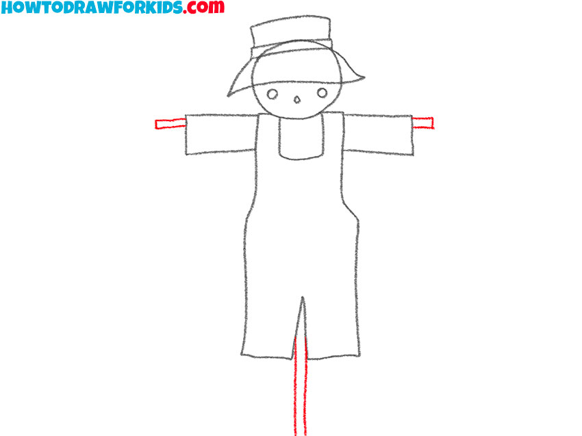 scarecrow drawing lesson