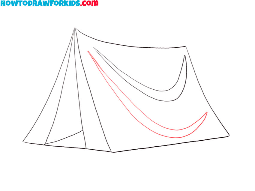 tent drawing tutorial