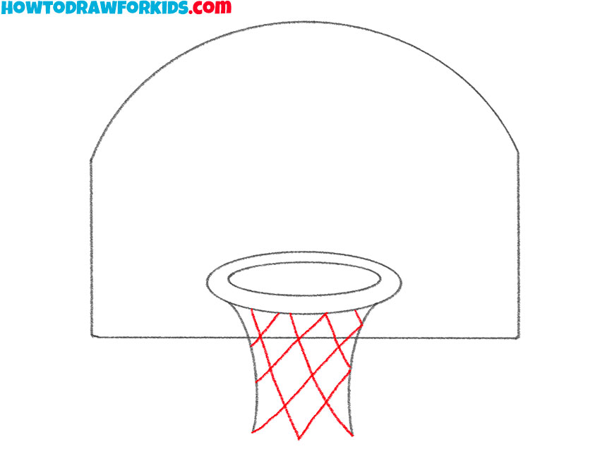 basketball hoop drawing guide