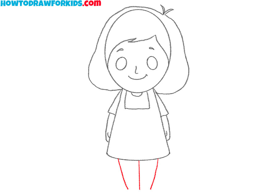 cartoon girl drawing tutorial