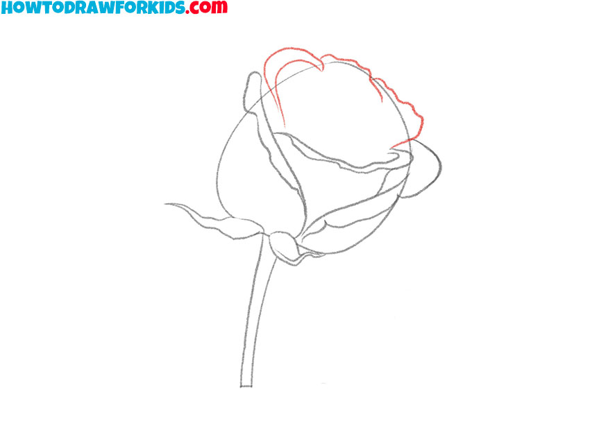 how to draw a beautiful rose flower