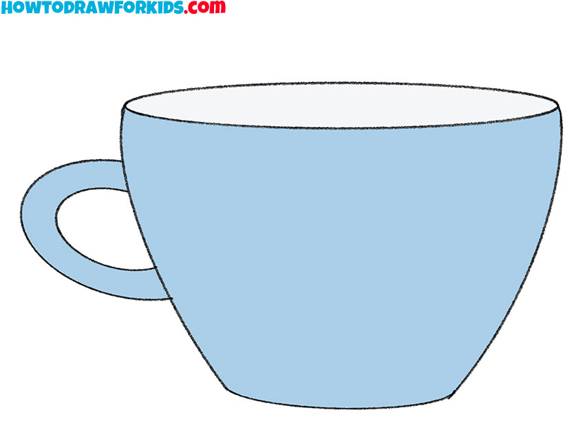  how to draw a cup