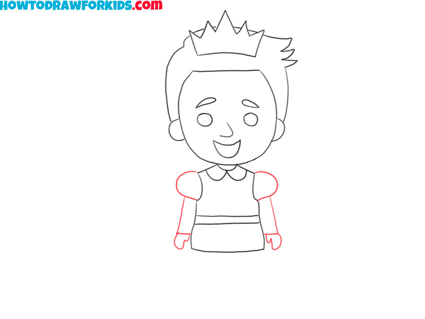 how to draw a prince for beginners