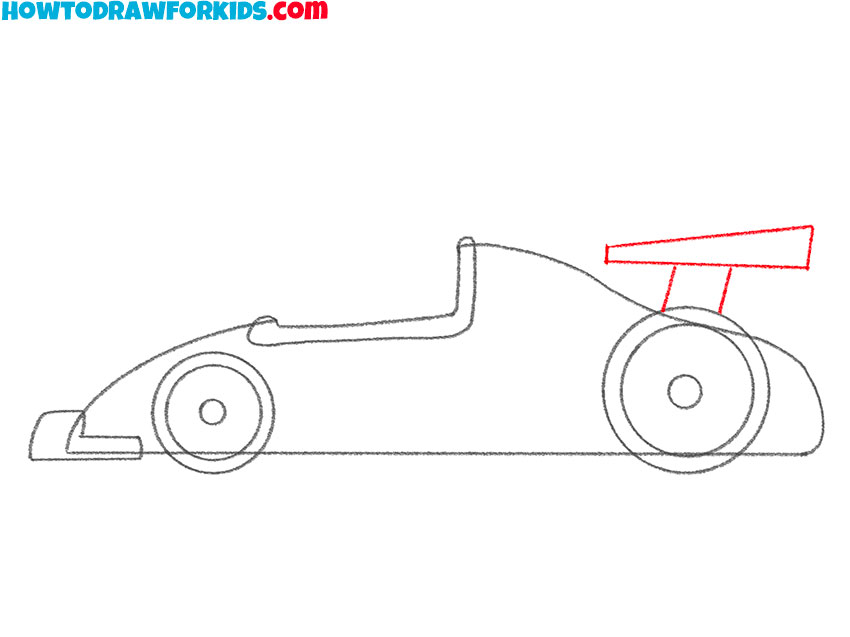 how to draw a race car for beginners