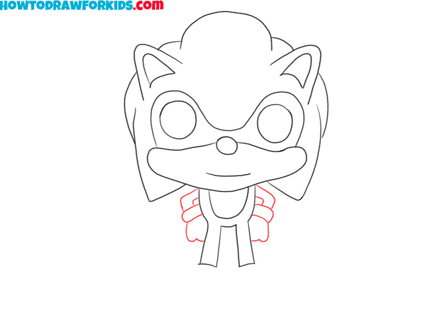 how to draw easy sonic for kids