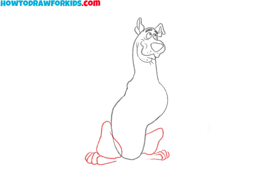 simple scooby doo drawing