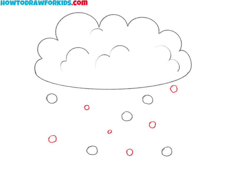 How to Draw Snow Easy Drawing Tutorial For Kids