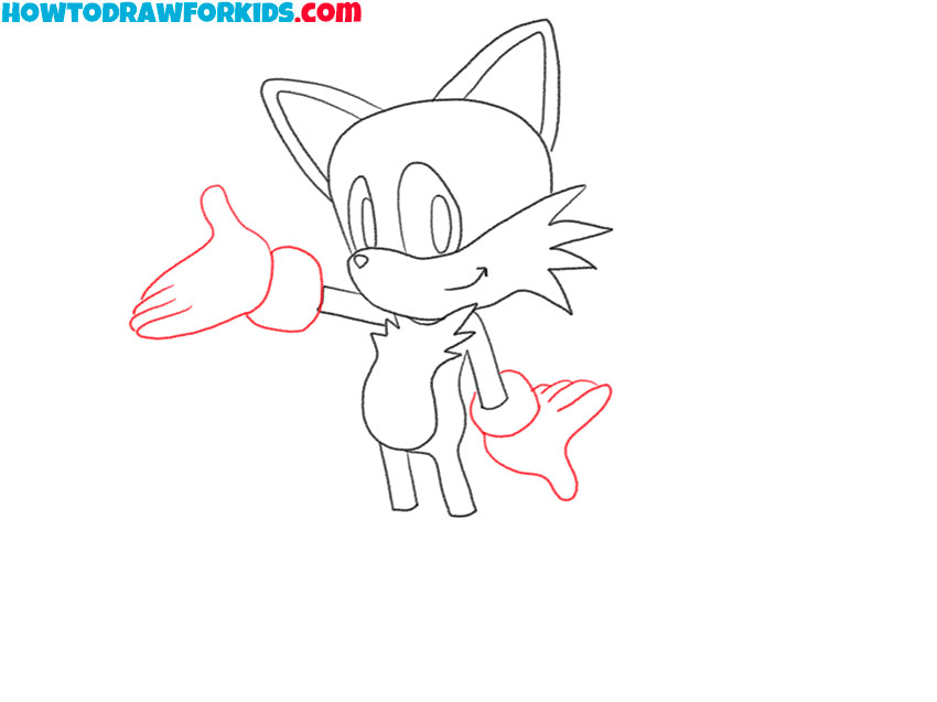 tails drawing lesson