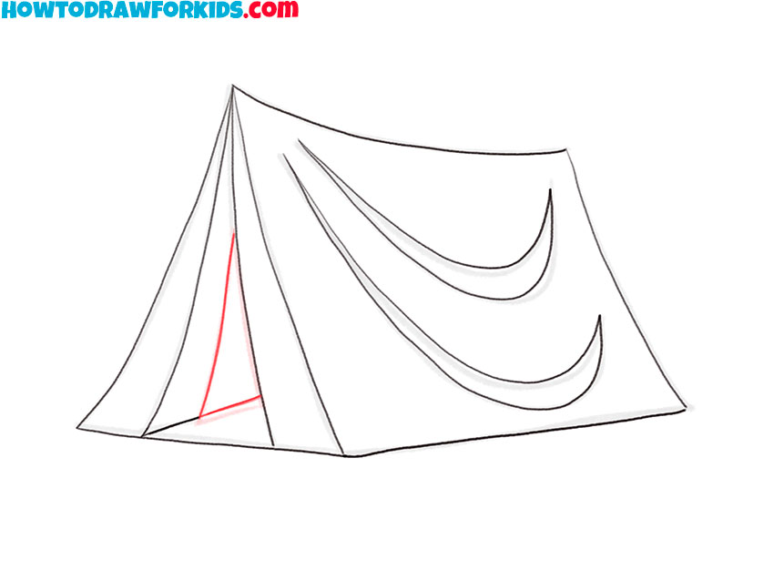 tent drawing lesson