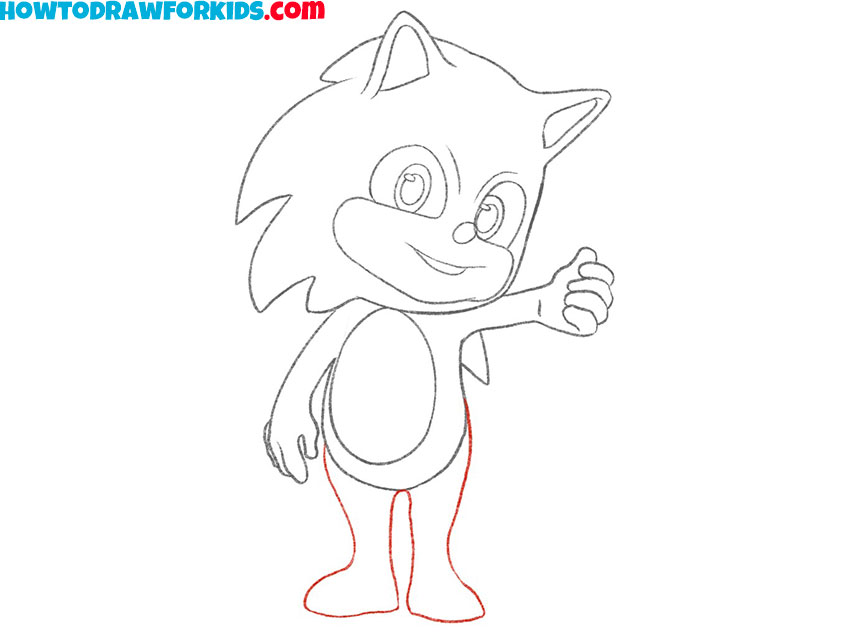 baby sonic drawing tutorial