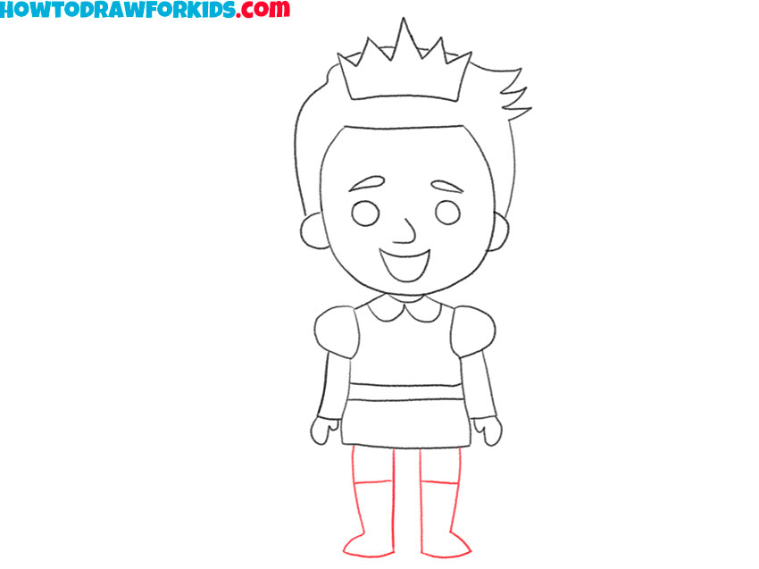 how to draw a prince for kindergarten