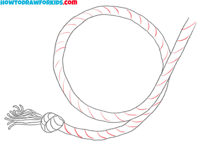 How to Draw a Rope - Easy Drawing Tutorial For Kids