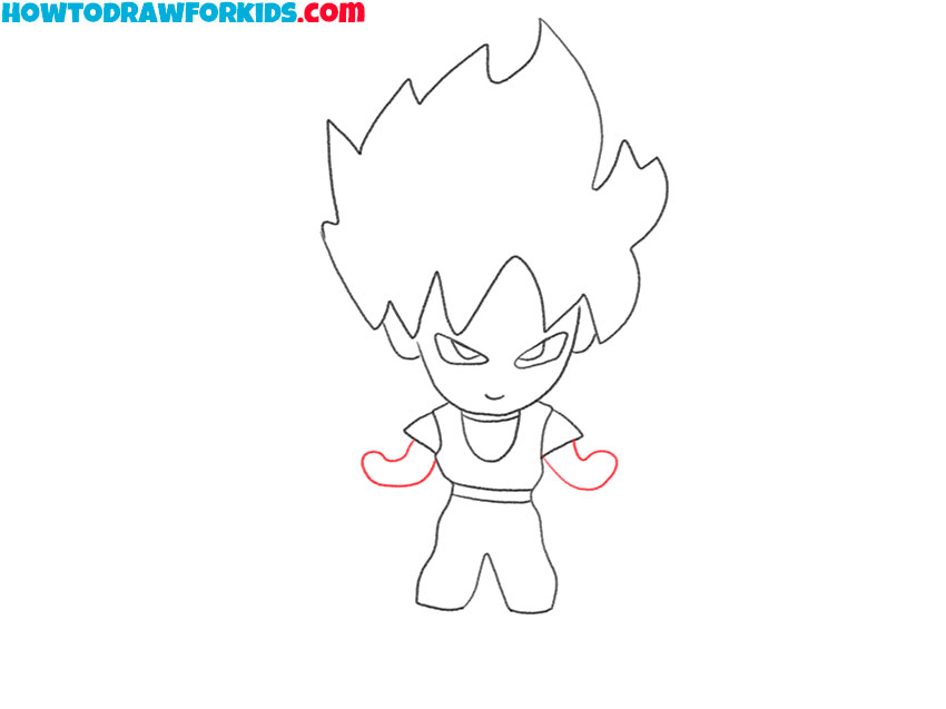 how to draw goku easy for beginners