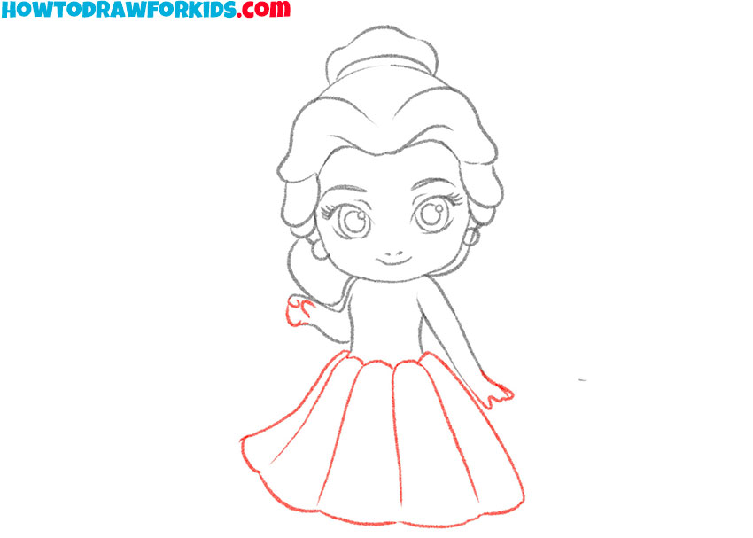 How to Draw a Disney Princess - Easy Drawing Tutorial For Kids