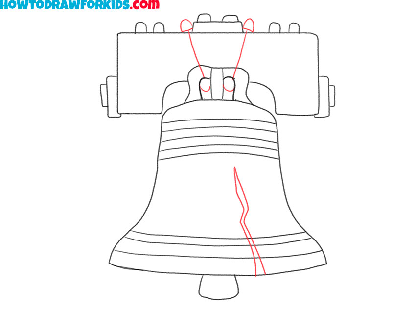 liberty bell drawing for kids