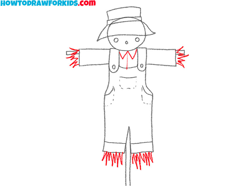 scarecrow drawing guide