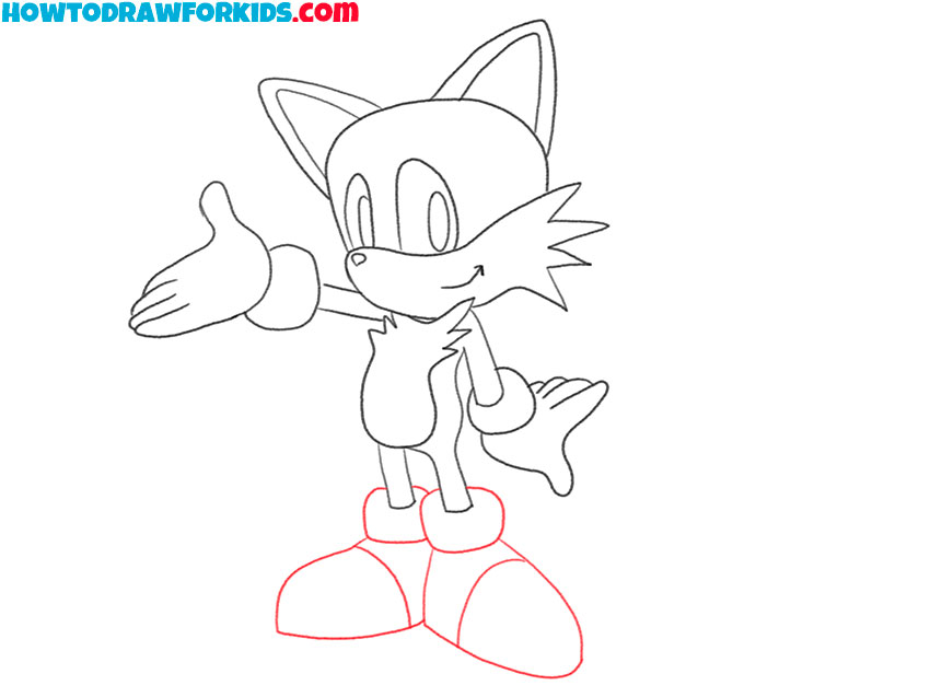 tails drawing tutorial