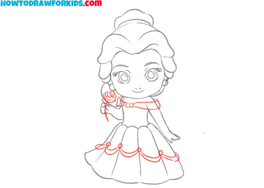 How to Draw a Disney Princess - Easy Drawing Tutorial For Kids