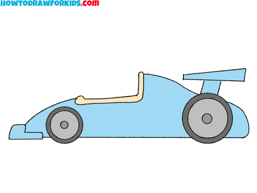 how to draw a race car cool